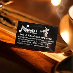 Metalen visitekaartjes